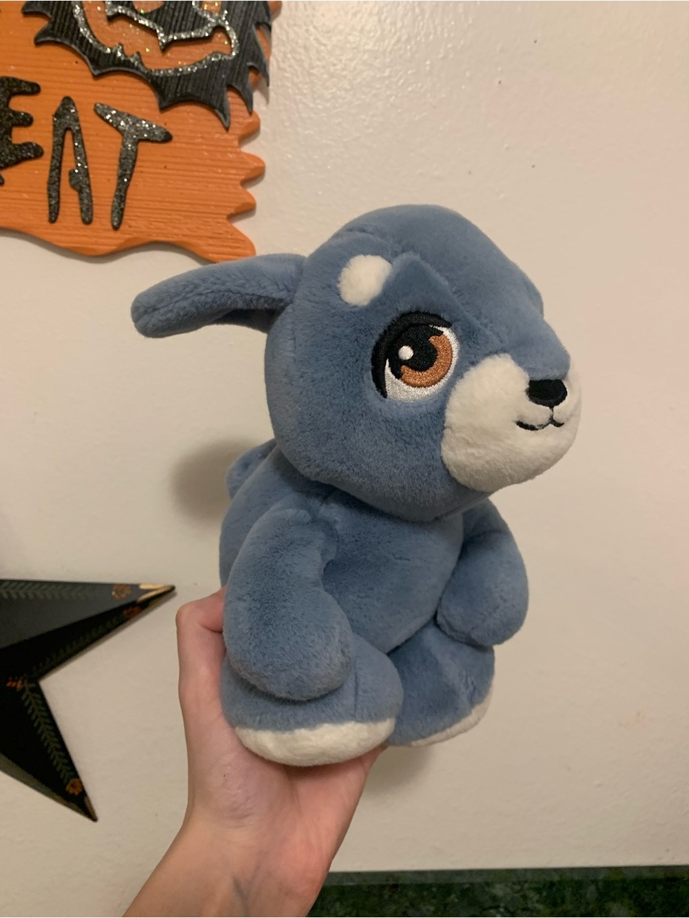 Lego Friends Melody Blue Bunny Plush Toy 8.5" Manhattan Toy Rare